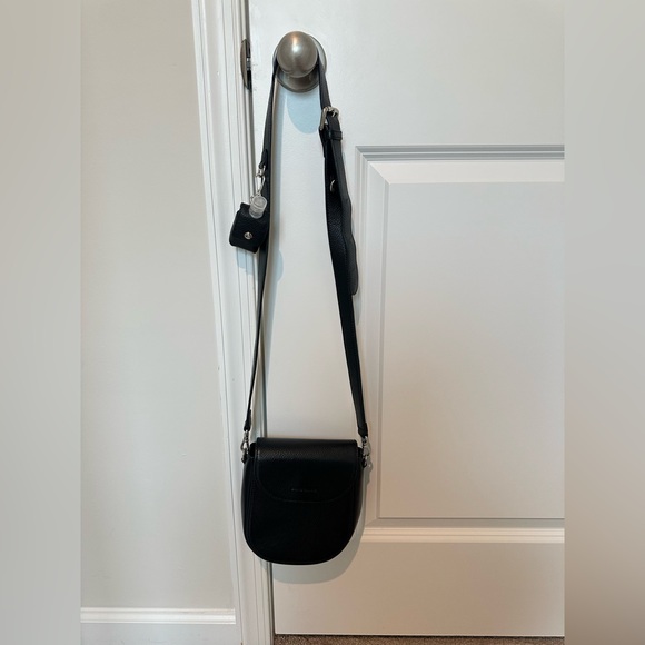 Shay Bandolier Black Crossbody Bag with Chain Strap (silver!) - Picture 8 of 16